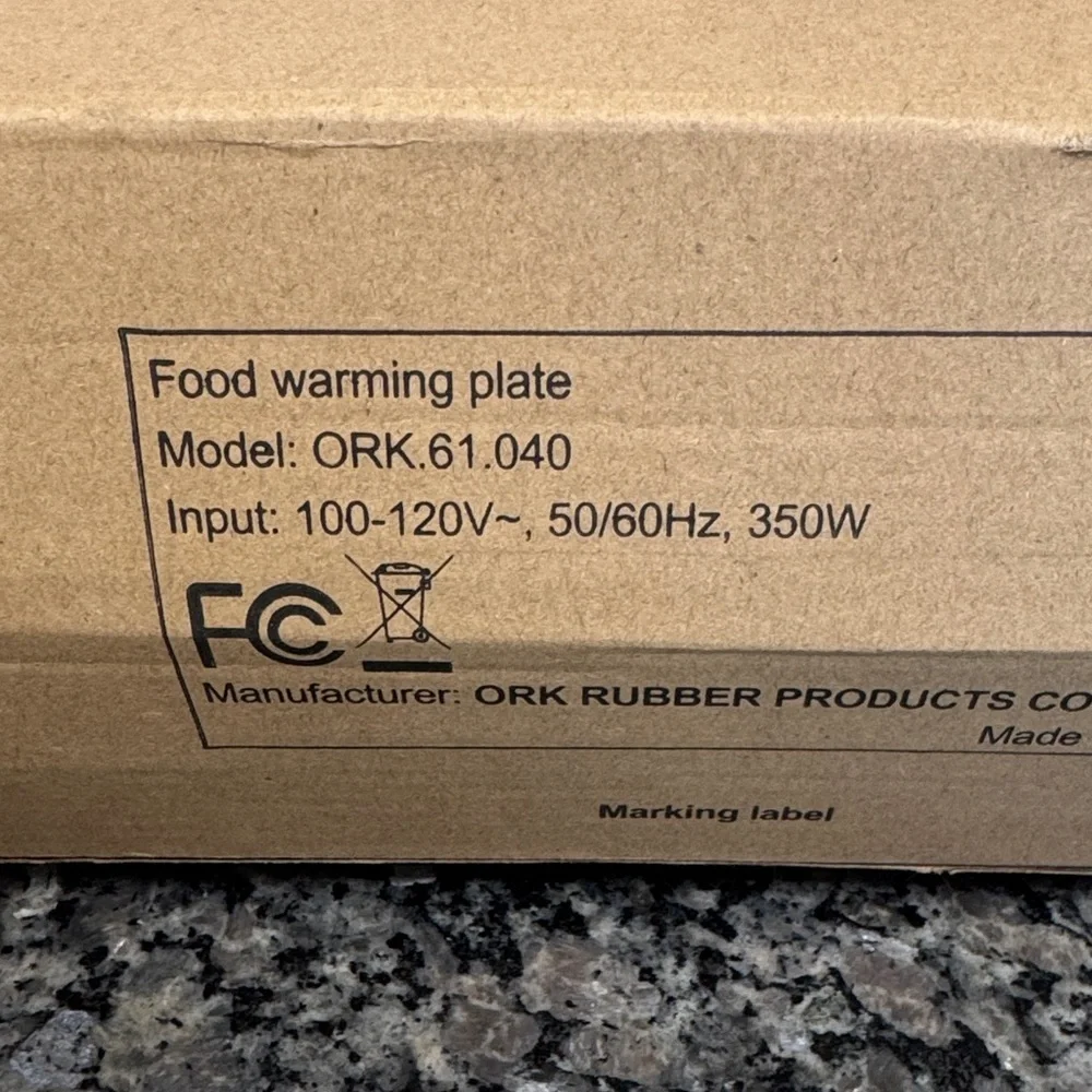 Food warming silicone mat 24 by 16 NEW